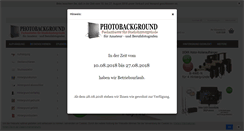 Desktop Screenshot of photobackground.eu