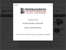 Tablet Screenshot of photobackground.eu